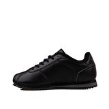 Trend Adımlar Siyah Sıfır Taban Unisex Kort Sneaker
