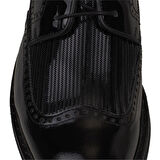 M2S Siyah Rugan Erkek Eva Taban Klasik Ayakkabı