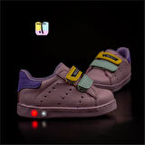 Trend Adımlar Pembe Yoyo İlk Adım Bebe Işıklı Sneaker