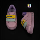 Trend Adımlar Pembe Yoyo İlk Adım Bebe Işıklı Sneaker