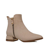 Trend Adımlar Krem Laura Kadın Süet Bot