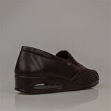 Muya Kahverengi Air Taban 6 Noktalı Hakiki Deri Kadın Ayakkabı