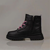 Pepino Siyah Kız Çocuk Yıldız Detaylı Lux Bot