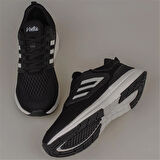 Trend Adımlar Siyah Memory Foam Hafif Erkek Sneaker