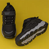 Trend Adımlar Siyah MX Unisex Çocuk Spor Bot