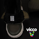 Vicco Haki Fit Unisex Çocuk İçi Yünlü Karbotu