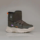 Vicco Haki Fit Unisex Çocuk İçi Yünlü Karbotu