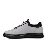 Slayka Beyaz Flex Hakiki Deri Erkek Casual Ayakkabı