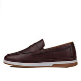 Slayka Kahverengi Elite Hakiki Deri Erkek Casual Ayakkabı