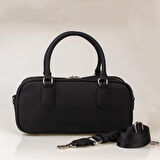 Benetton Siyah Geniş Kadın Çapraz Nano Çanta BNT 1621