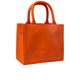 Benetton Turuncu Melissa Kare Kadın El Çantası BNT 1450