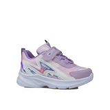 Trend Adımlar Lila Hafif Cırt Cırtlı Fileli Çocuk Spor Ayakkabı