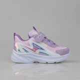 Trend Adımlar Lila Hafif Cırt Cırtlı Fileli Çocuk Spor Ayakkabı