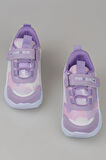 Trend Adımlar Lila Hafif Cırt Cırtlı Fileli Çocuk Spor Ayakkabı