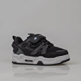 Trend Adımlar Siyah Kaymaz Taban Çocuk Spor Ayakkabı