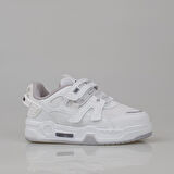 Trend Adımlar Beyaz Kaymaz Taban Çocuk Spor Ayakkabı