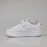 Trend Adımlar Beyaz Kaymaz Taban Çocuk Spor Ayakkabı