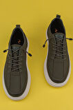 M2S Yeşil Giza Lastikli Erkek Sneaker
