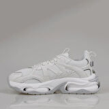 M2S Beyaz Kalın Taban Enjeksiyon Erkek Spor Ayakkabı