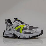 M2S Gri Kalın Taban Enjeksiyon Erkek Spor Ayakkabı