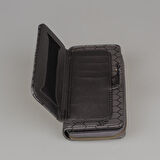 Levidor Platin Kapaklı Kadın Lisans Baskılı Cüzdan