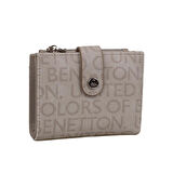 Benetton Taş Monogram Eskitme Kadın Kartlık Cüzdan BNT 1310