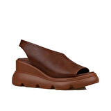 Trend Adımlar Taba Kalın Taban Ultra Hafif Yan Kapalı Kadın Sandalet