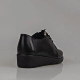 M2S Siyah Köpük Taban Ortopedik Kadın Comfot Ayakkabı