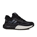 M2S Siyah Cedric Erkek Tekstil Köpük Taban Sneaker