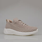 M2S Bej Sally Ultra Hafif Kadın Günlük Sneaker