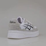 Tayger Beyaz Kalın Taban Unisex Nubuk Deri Sneaker