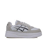 Tayger Beyaz Kalın Taban Unisex Nubuk Deri Sneaker