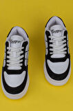 Tayger Siyah Kalın Taban Unisex Nubuk Deri Sneaker