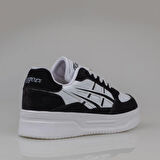 Tayger Siyah Kalın Taban Unisex Nubuk Deri Sneaker