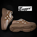 Tayger Bej Kalın Taban Kadın Sneaker