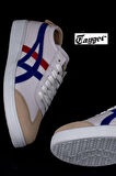 Tayger Saks Mavi Hakiki Deri Unisex Sneaker