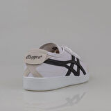Tayger Beyaz-Siyah Hakiki Deri Unisex Sneaker