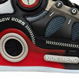 Trend Adımlar Siyah Erkek Çocuk Ultra Hafif Yarım Boğaz Sneaker