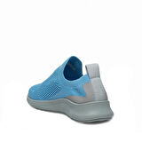 Trend Adımlar Turkuaz Bağcıksız Unisex Çocuk Sneaker