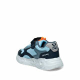 Trend Adımlar Mavi Erkek Çocuk Cırtlı Hafif Spor Ayakkabı