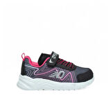 Trend Adımlar Pembe Cırt Cırtlı Hafif Patik Çocuk Sneaker