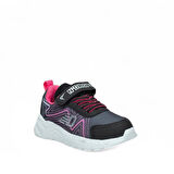 Trend Adımlar Pembe Cırt Cırtlı Hafif Patik Çocuk Sneaker