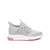 Trend Adımlar Gri Unisex Patik Lastikli Çocuk Spor Ayakkab
