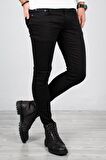 Siyah Skinny Fit-Ultra Dar Kesim Erkek Kot Pantolon 2004157