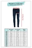 Siyah Skinny Fit-Ultra Dar Kesim Erkek Kot Pantolon 2004157