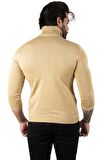 DeepSEA Camel Balıkçı Yaka Camel Düz Kazak 2002292
