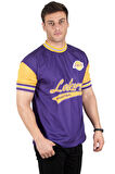 DeepSEA Erkek Mor Los Angeles Lakers Tişört 2303132
