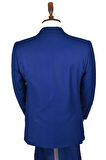 DeepSEA Erkek Mavi Mono Yaka Slim Fit 2 Li Takım Elbise 2303916
