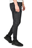 DeepSEA Erkek Füme Skinny Fit Likralı Paçası Lastikli Jogger Pantolon 2406451