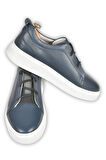 DeepSEA Erkek Lacivert Eva Taban Hakiki Deri Spor Ayakkabı & Sneaker  2509955
